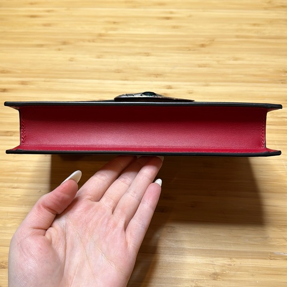 🐍GUCCI🐍Lilith Snakeskin Flap Shoulder Bag - Picture 7 of 15